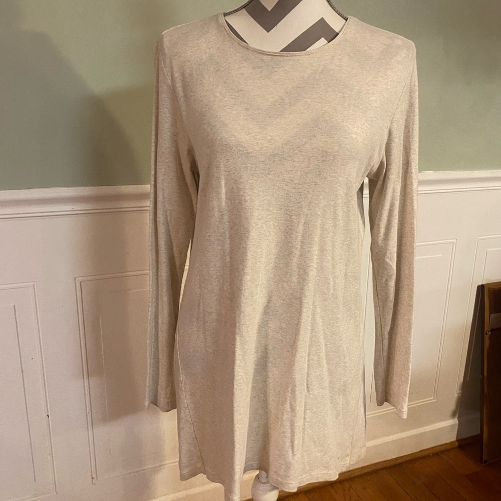 J. Jill Beige Long Sleeve Tunic